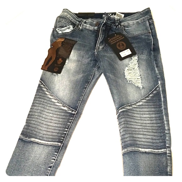 pink label denim co jeans