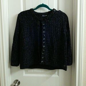 New York and Company NWT Black and silver sweater
