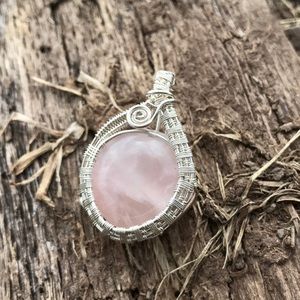 Rose Quartz Wire Wrap