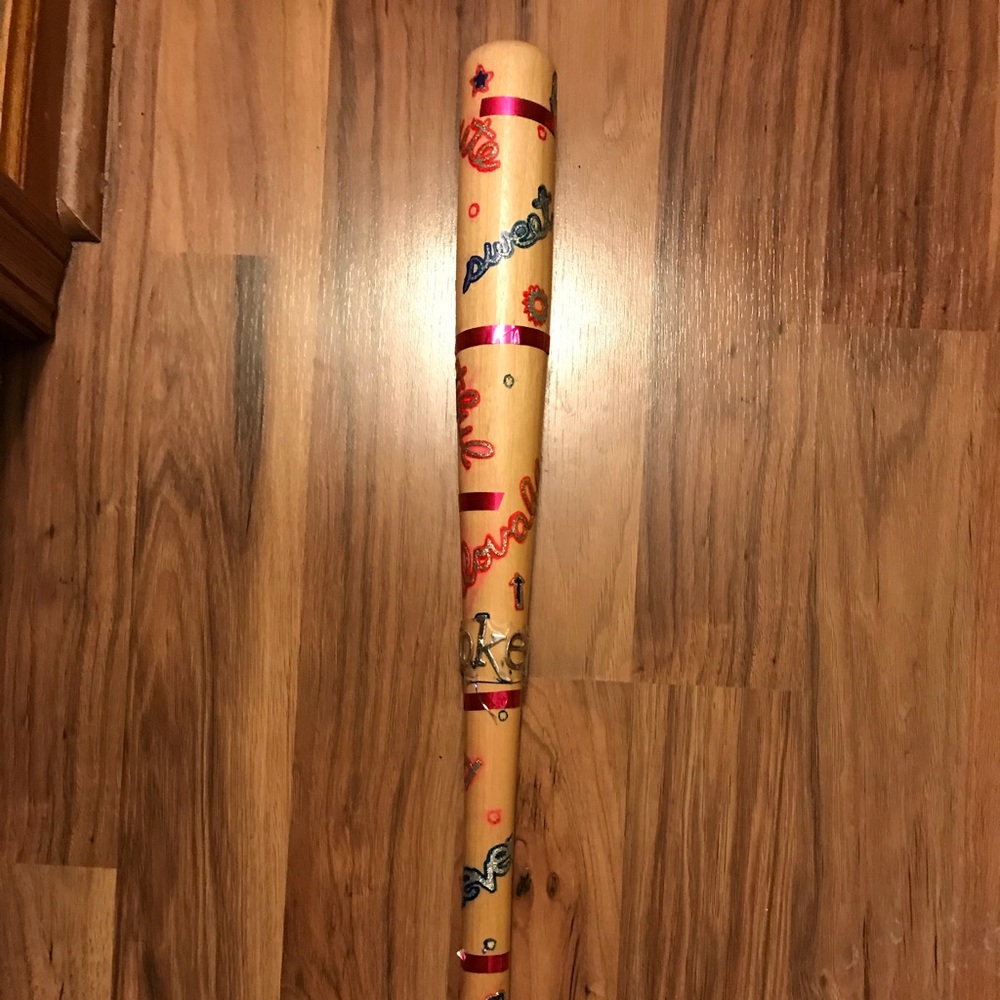 Harley Quinn bat,  handmade