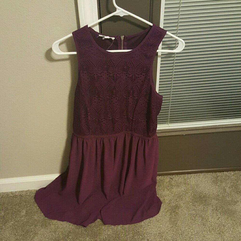 Pretty Plum Dress
