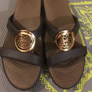 Croc slip ons