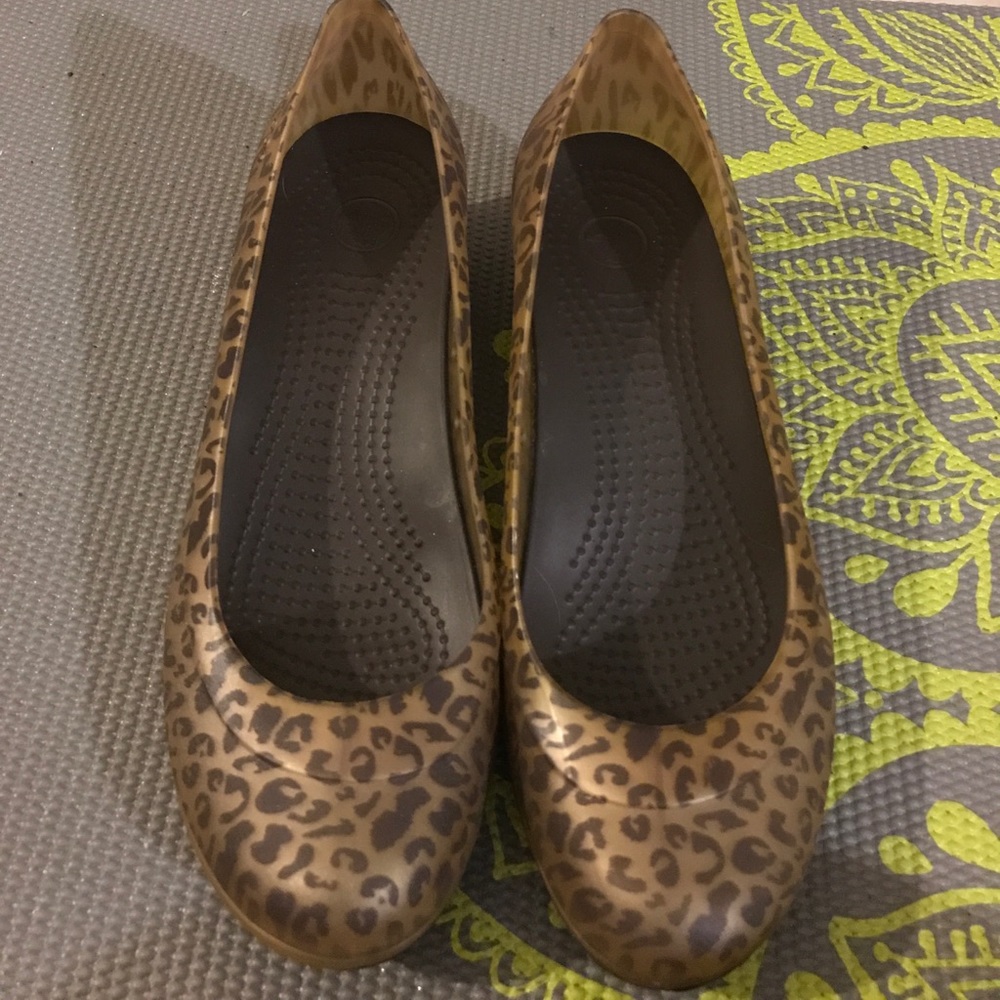 Never worn croc wedge