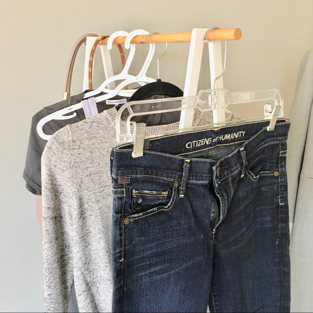Citizens for Humanity “AVA” straight leg jeans.