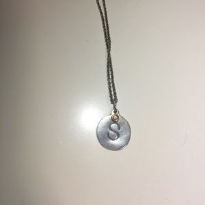 Helen Ficalora Sterling Silver S Diamond Necklace