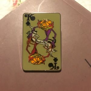 Nightmare Before Christmas Playing Card Pin