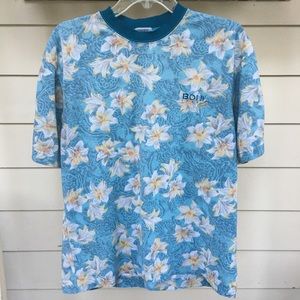 Ivano Boni || Men's Vintage Floral Short Sleeve T