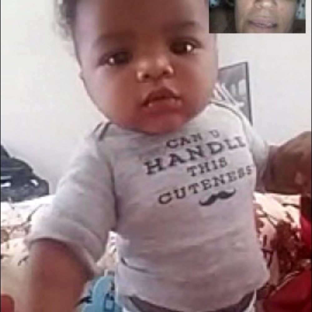 Precious grandson