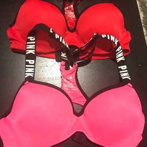 VS Pink ultimate sport push-up bra