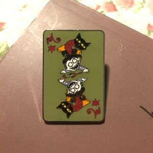 Nightmare Before Christmas Playing Card Pin