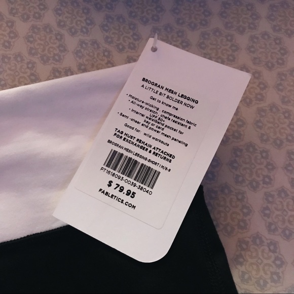 FABLETICS brogran mesh legging // new with tag - Picture 3 of 3