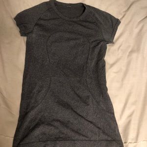 Grey Lululemon swiftly tech short sleeve crew