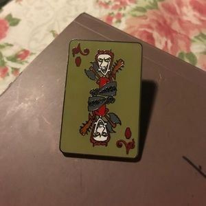 Nightmare Before Christmas Playing Card Pin