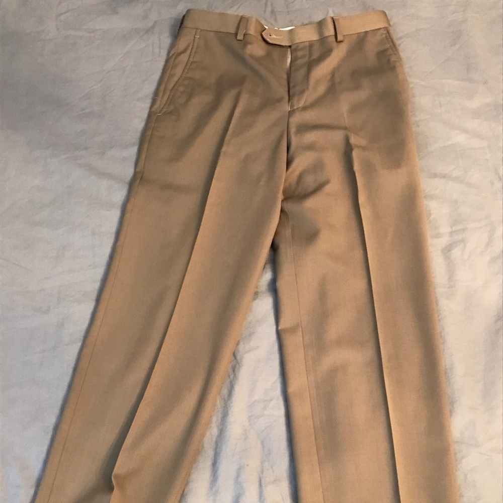 Tan Ralph Lauren Slacks.