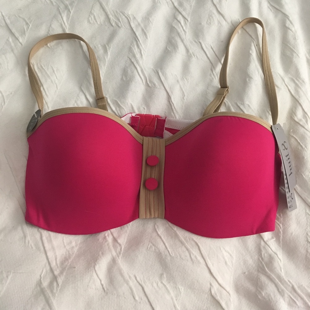 Huit Padded, Push-Up Bandeau Bikini Top 👙