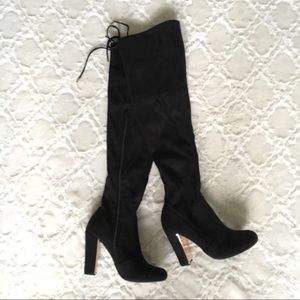 material girl over the knee boots