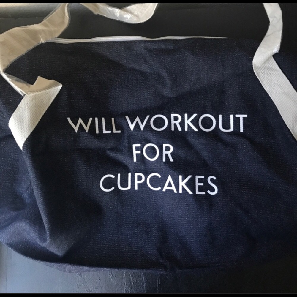 Private party Denim gym bag