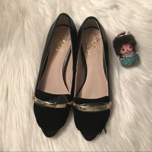 🌈Brand new Vince Camuto cute black leather flat