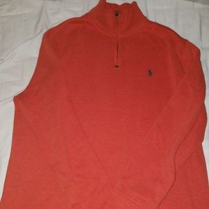 Polo men's XL sweater zip up pull over