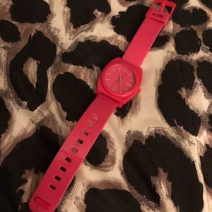 Hot Pink Nixon Time Teller Watch