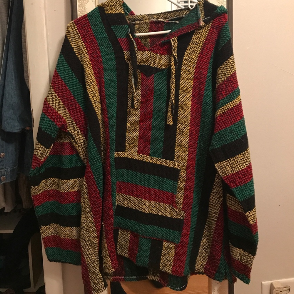 Rasta Drug Rug with Hood