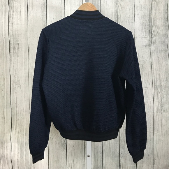 Navy Blue Bomber Jacket - Picture 5 of 8