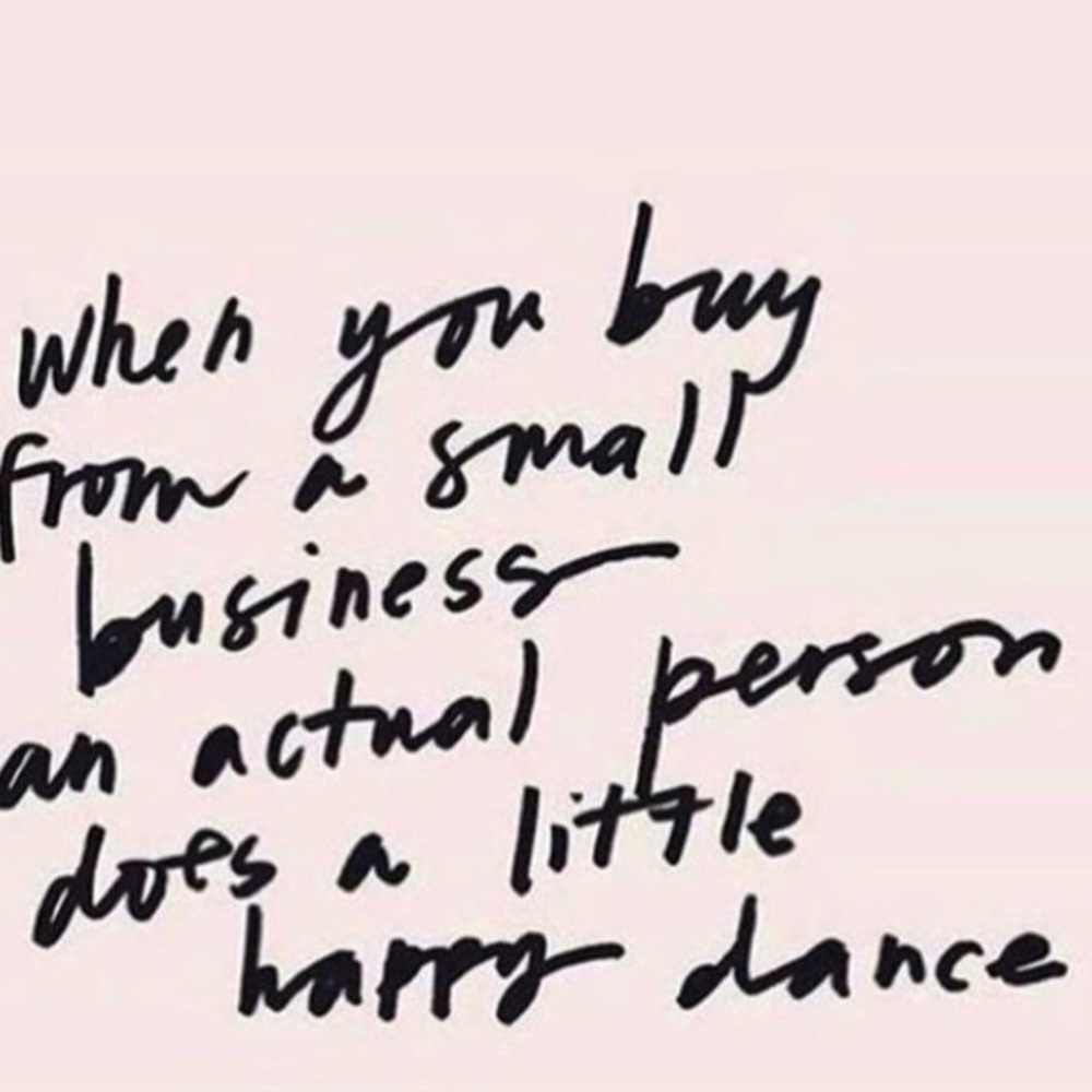 Buy from a small business 💕