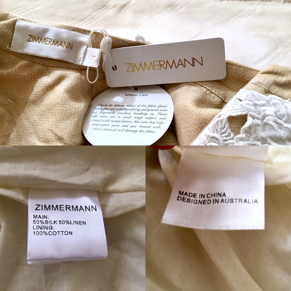 π SOLD π ZIMMERMANN Mischief Rosette Laced Dress - Picture 8 of 8