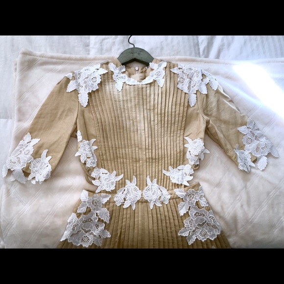 π SOLD π ZIMMERMANN Mischief Rosette Laced Dress - Picture 7 of 8