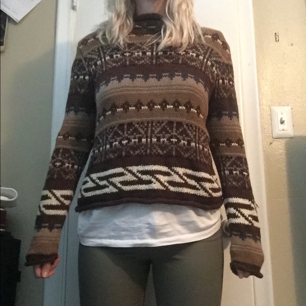 Knitted sweatshirt