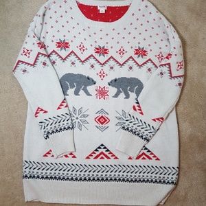 Mossimo Supply Polar Bear Ugly Christmas Sweater
