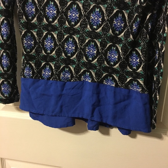 Chip + Pepper mixed-media top - Picture 3 of 7