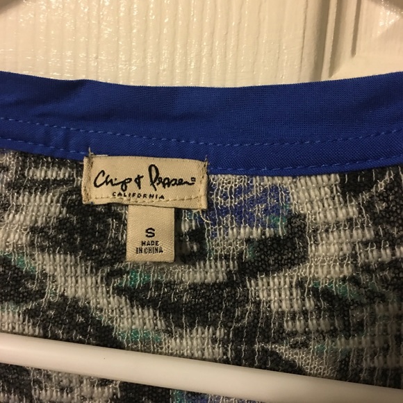 Chip + Pepper mixed-media top - Picture 4 of 7