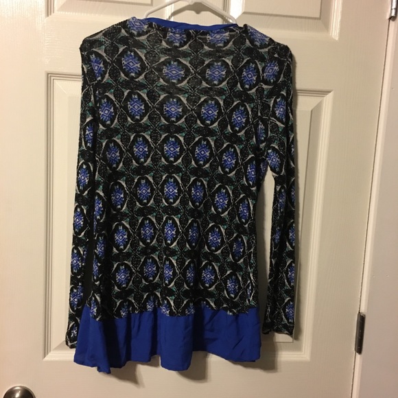 Chip + Pepper mixed-media top - Picture 5 of 7