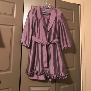 3piece purple jacket and dress set