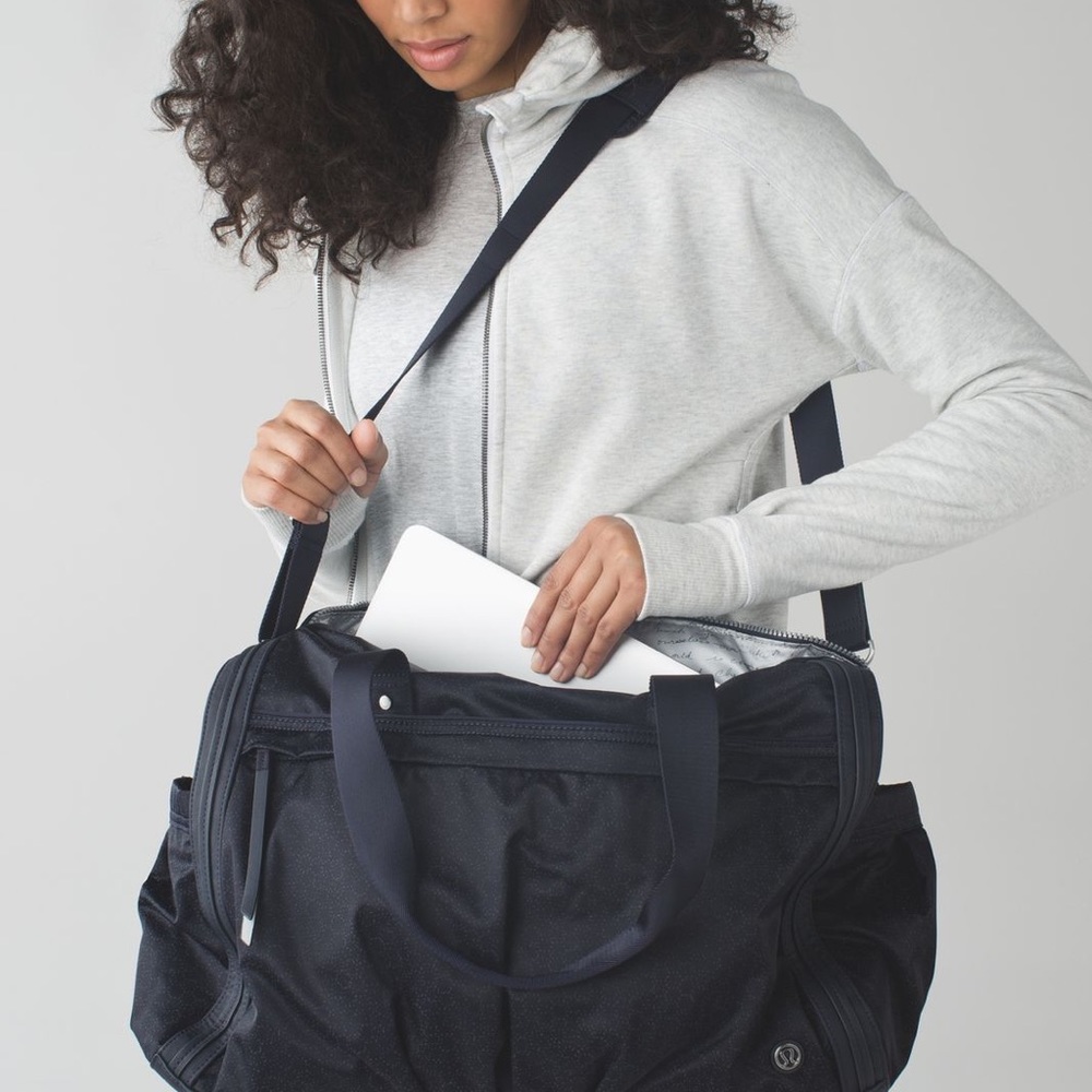 Urban Warrior duffel bag reflective lululemon