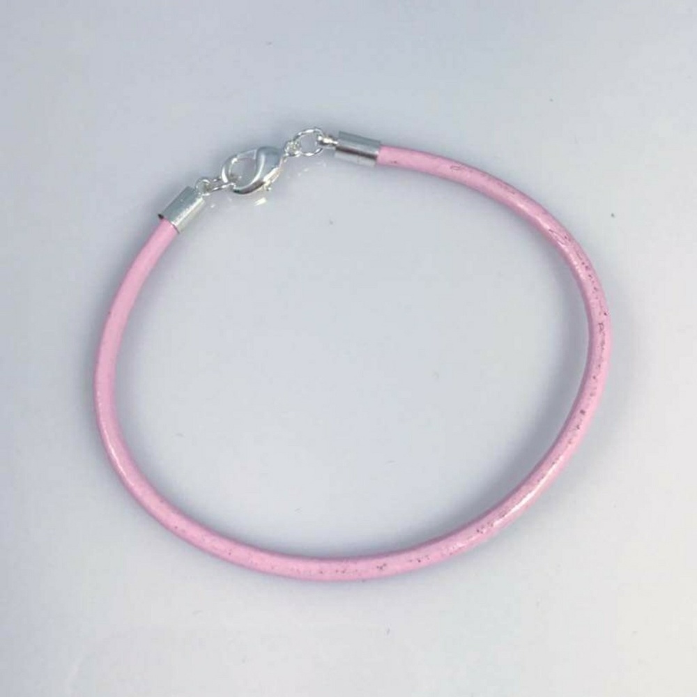 Sedalia Designs Pink Leather Bracelet For Baubles