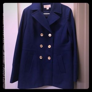Brand New Michael Kors Navy Pea Coat