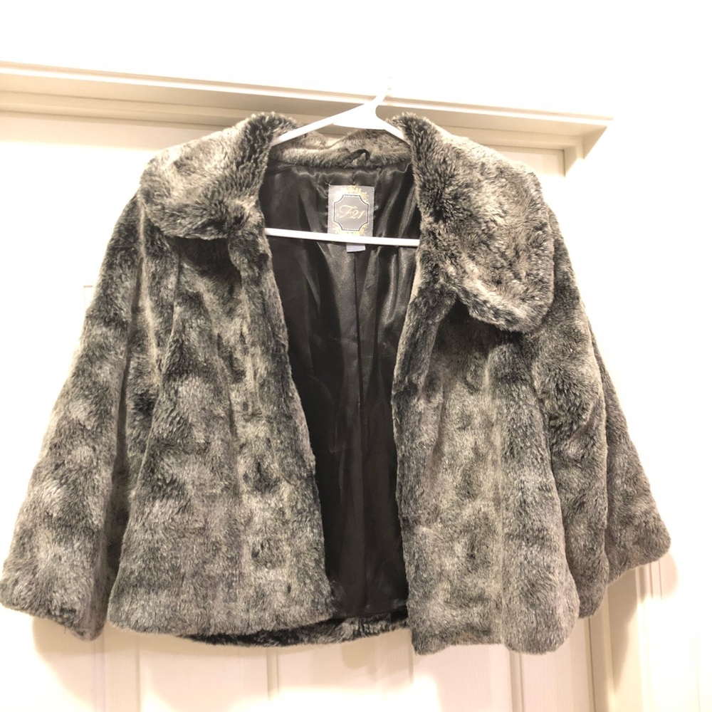 Faux fur forever 21 jacket