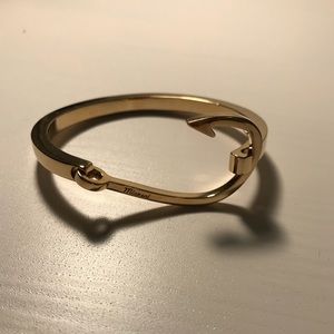 Miansai Gold Cuff Hook Bracelet