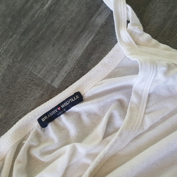White Open Shoulder Melville Long Sleeve - Picture 3 of 3