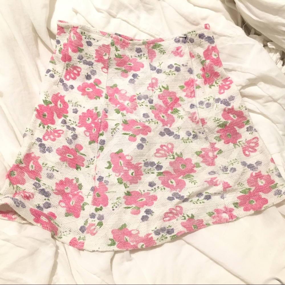 Cute floral skirt