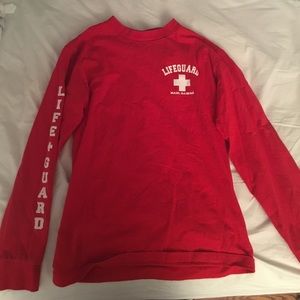 Red Lifeguard Maui Long Sleeve