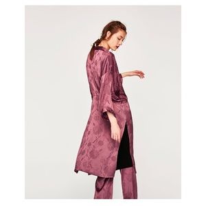Zara Shimmer Jacquard Kimono
