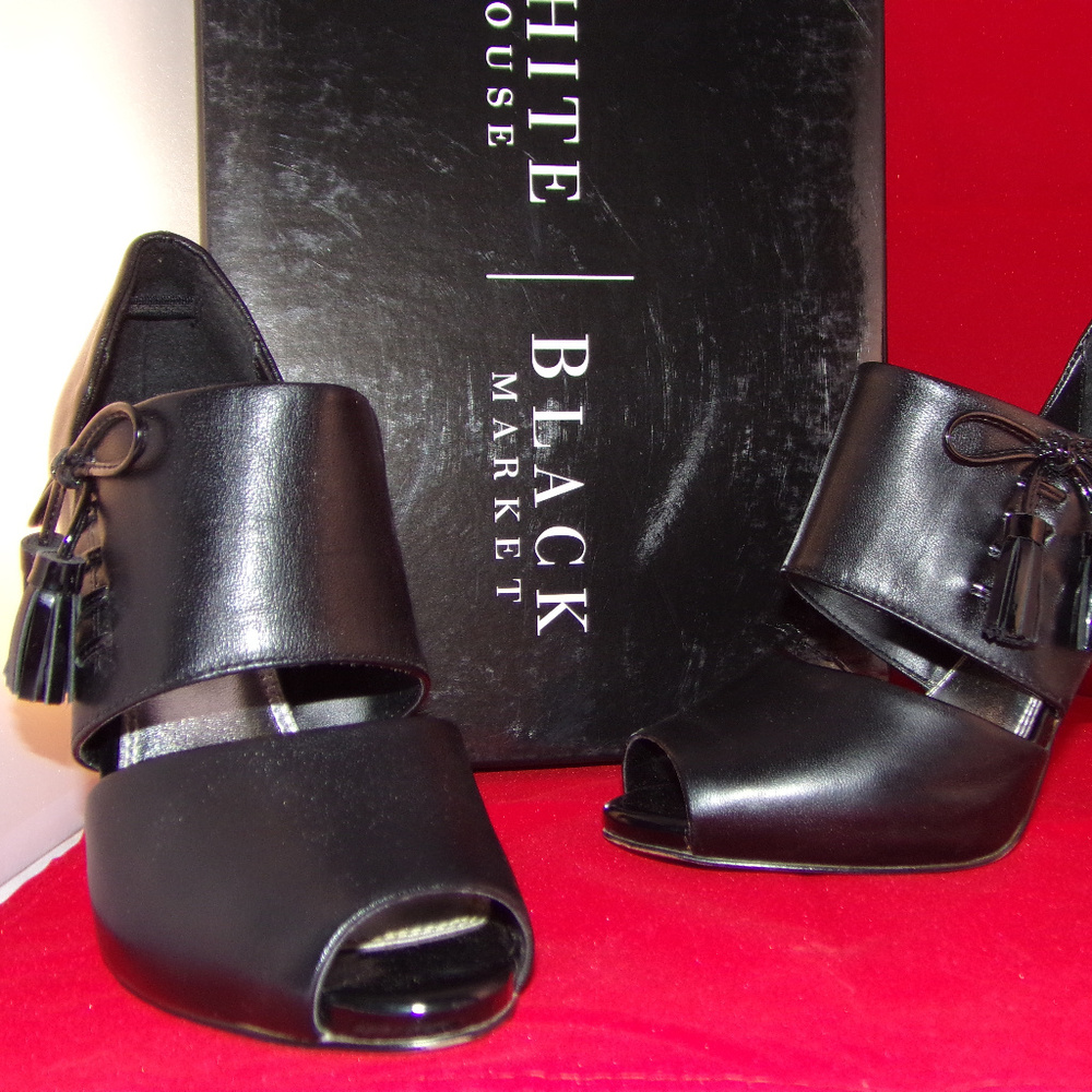 White House Black Market Emilia Heels