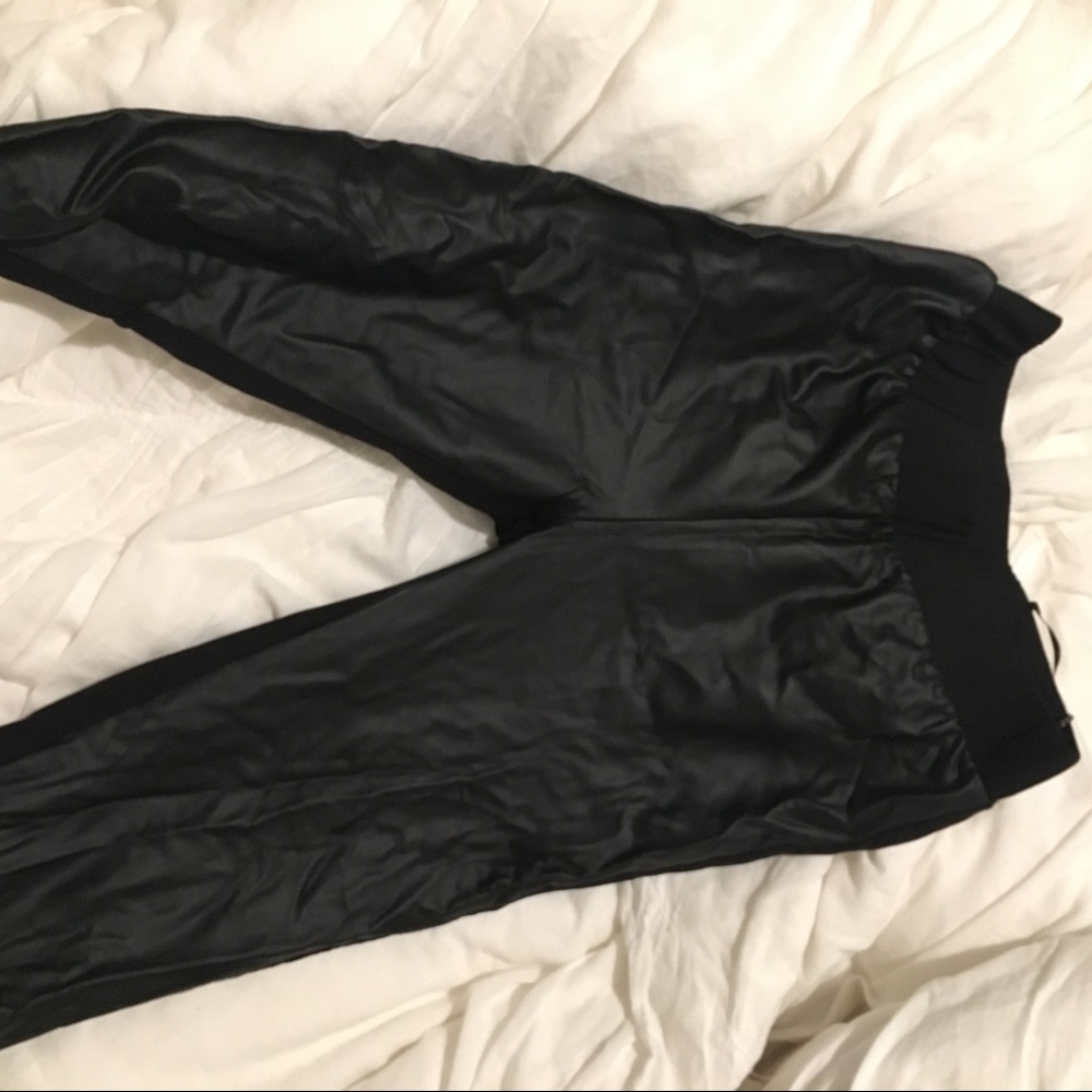 Pleather pants