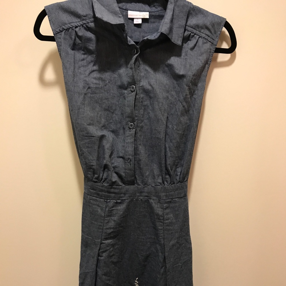 Denim blue dress