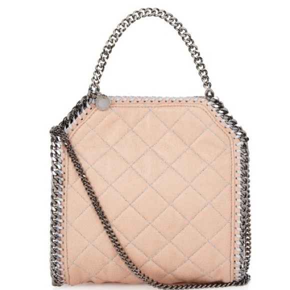 Stella McCartney Grey Quilted Faux Suede Beckett Shoulder  Stella mccartney crossbody quilted