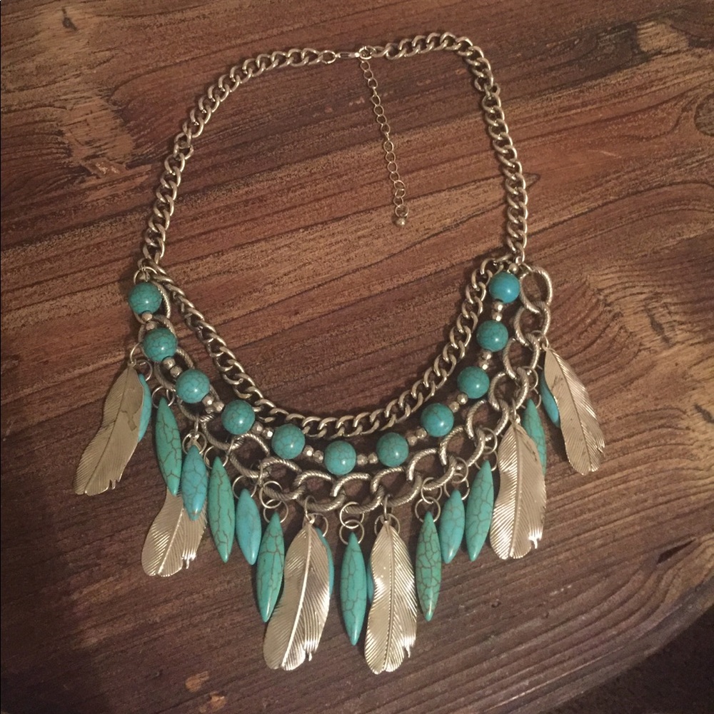 Turquoise and metal Necklace
