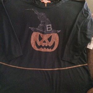 Fun Halloween Top w 3/4 Sleeves